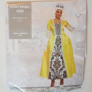 Bridgerton Royal Court Presentation Dress, Adult - Regency Romance Small/Medium